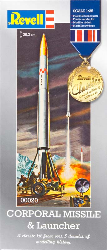 Revell 00020 Corporal Missile and Launcher.