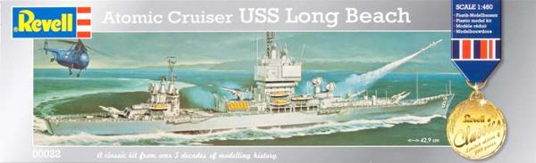 Revell 00022 Atomic Cruiser Uss Long Beach.