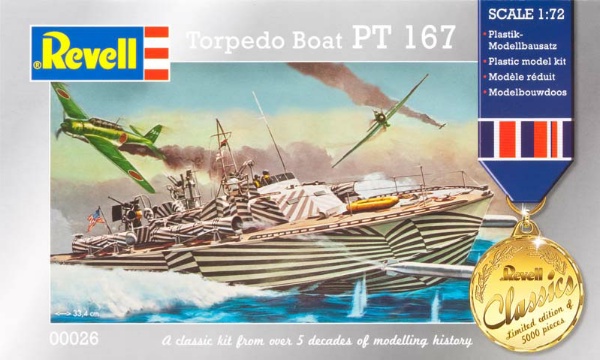 Revell 00026 1/72 US Navy Torpedo Boat PT 167