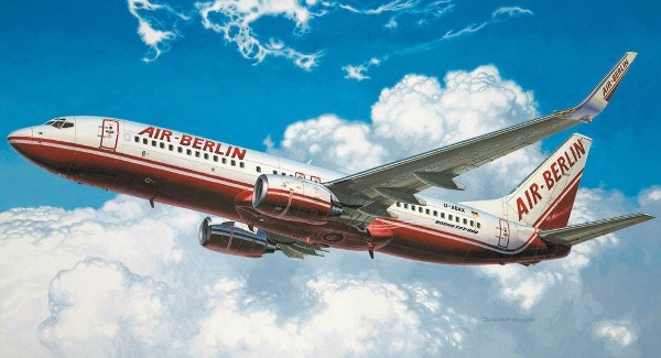 Revell 04202 Boeing 737-800 Air Berlin and Winglets.