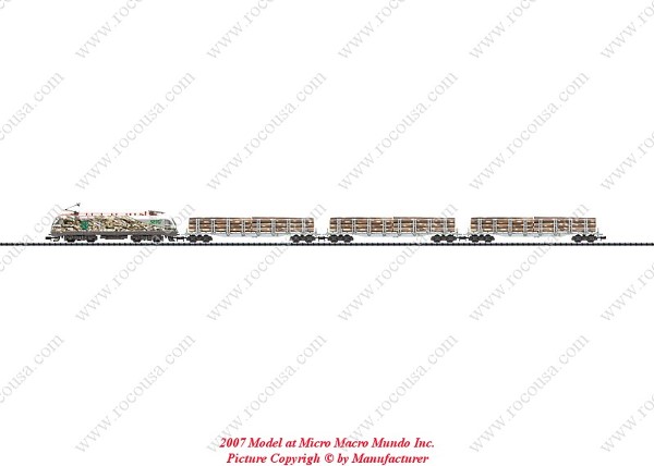 MiniTrix 11612 Wood Transport Train 1116 MWB plus Snps SBB