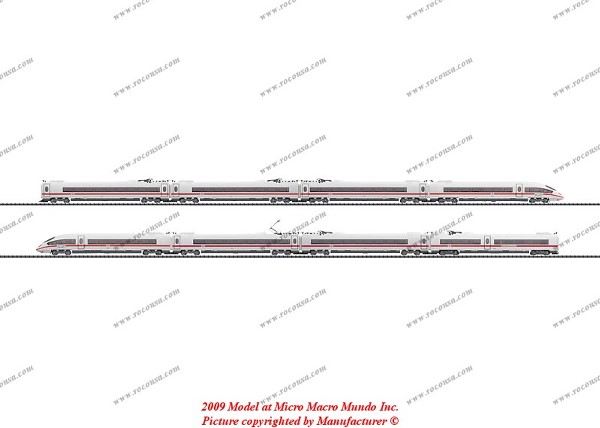 MiniTrix 12197 Powered Rail Car Train ICE 3 DB AG