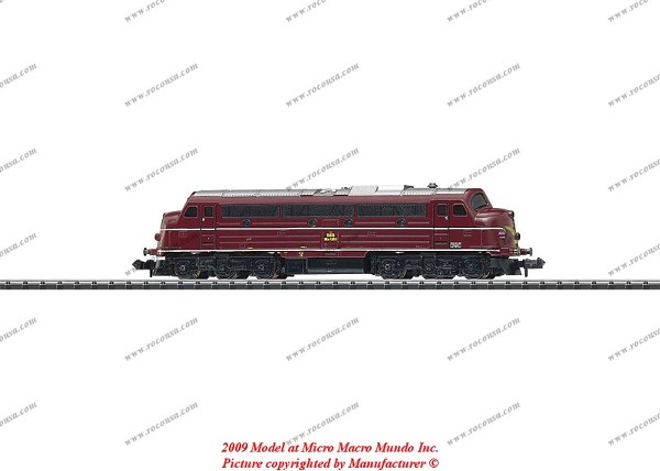 MiniTrix 12267 Diesel Locomotive MY 1100 DSB