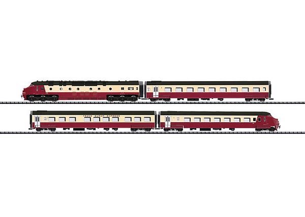 MiniTrix 12338 TEE Express Powered Rail Car Train RAm TEE SBB