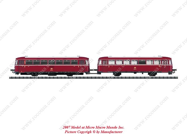 MiniTrix 12554 Rail Bus with a Control Car conventional VT 98 plus VS 98