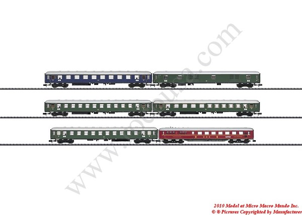 MiniTrix 15444 Express Train Passenger Car Set