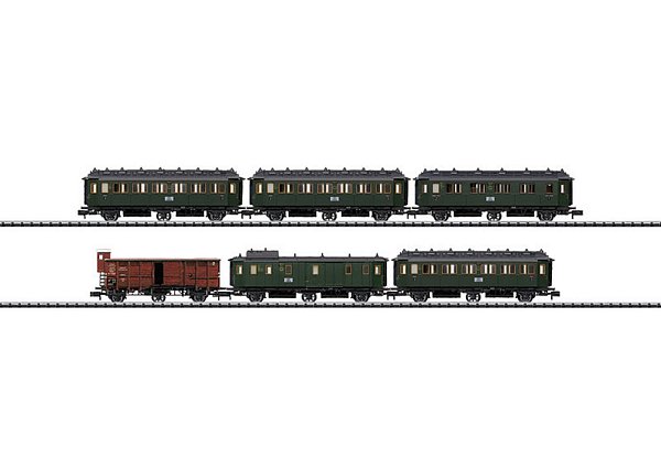 MiniTrix 15681 Express Train Car Set.