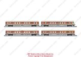 MiniTrix 15846 Set with 4 S-Bahn Commuter Cars Bxf 796 ABx 791 2x Bx 794 DB