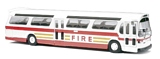 Busch 44550 US Bus Fishbowl Fire Department New York.