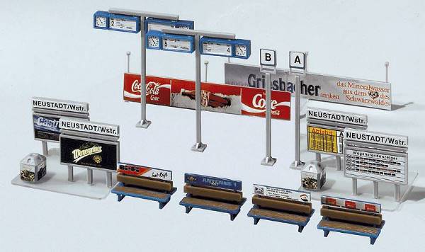 Faller 120186 Platform decorations