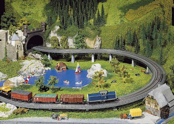 Faller 120471 Up and over bridge Set