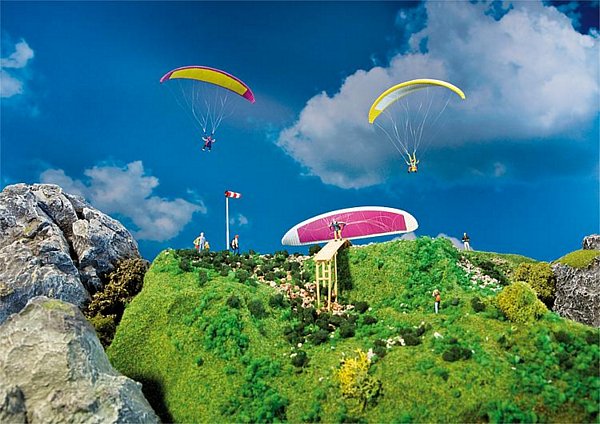Faller 180602 Paragliders and take-off platform