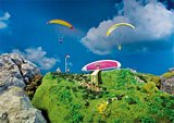 Faller 180602 Paragliders and take-off platform