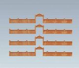 Faller 272405 Factory wall 12 684 mm