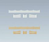 Faller 272406 Garden fence with gate 14 540 mm