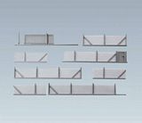 Faller 272420 Metal industrial fencing 10 370 mm