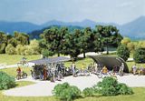 Faller 272535 2 bicycles stands with bikes