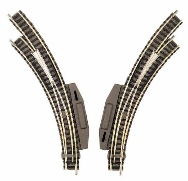 Fleischmann 9145 Left and Right Turnouts.