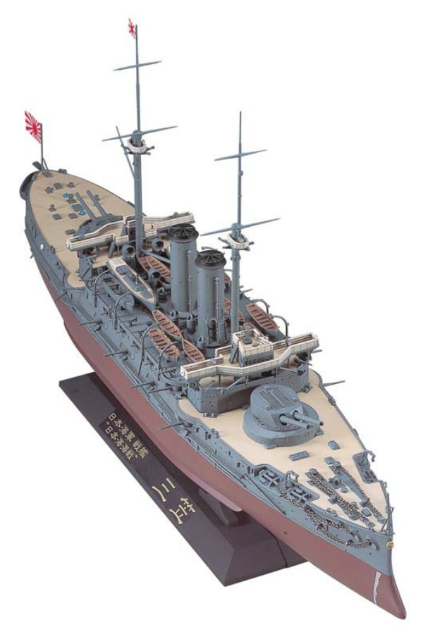 Hasegawa 40021 1/350 IJN Battleship Mikasa Battle Japan Sea