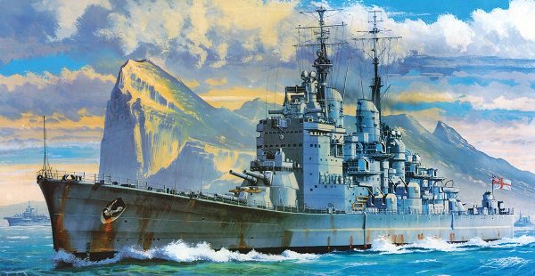 Hasegawa 40115 Royal Navy Battleship HMS Vanguard.