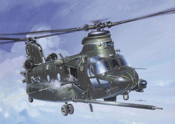 Italeri 1218 MH-47 E SOA Chinook.