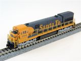 Kato 1760931 GE U23C Santa Fe Warbonnet no. 7502