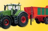KIBRI 22278 Tractor Fendt with chaff trailer