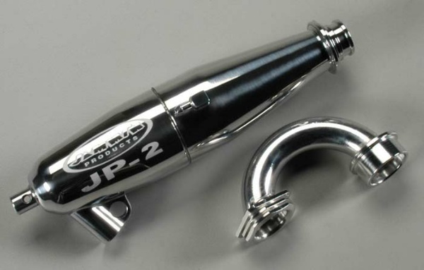 OFNA Racing 10046 JP2 Inline Pipe Polished.