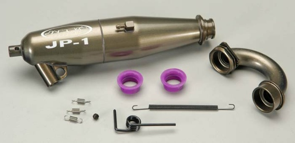OFNA Racing 10054 JP1 Inline Pipe Hard Coated.