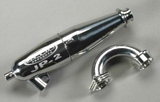 OFNA Racing 10046 JP2 Inline Pipe Polished.