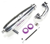 OFNA Racing 10056 Inline Pipe Polished 086