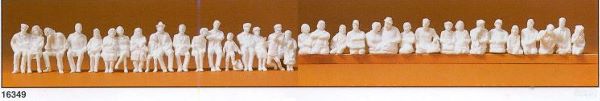 Preiser 16349 Seated Passengers for bus and train