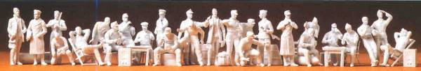 Preiser 16502 Pilots and ground crewLuftwaffeThe German Reich 1935-45