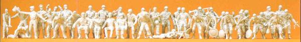 Preiser 16503 Paratroopers pilots and ground crew.LuftwaffeThe German Reich 1935-45