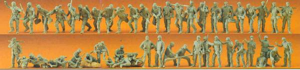 Preiser 16506 German Federal Armed ForcesRiflemenarmoured infantry engineers and military police