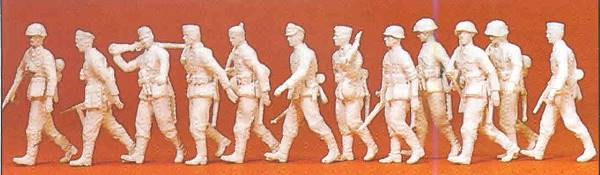 Preiser 16519 Advancing infantryThe German Reich 1939-45