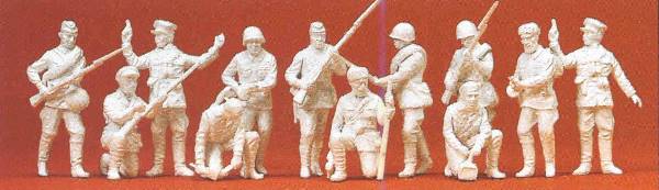 Preiser 16530 Infantry men and partisansUssR 1942/43