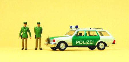 Preiser 33251 Police and Car