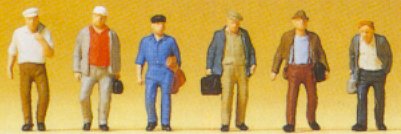 Preiser 75018 Male commuters