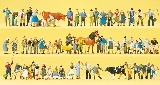 Preiser 13001 Farm Set with animals and accessories.60 exclusively painted miniature figures