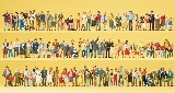 Preiser 13002 On streets and squares.100 exclusively painted miniature figuresAccessories