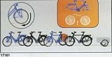 Preiser 17161 BicyclesBicyle-trailor Kit