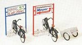 Preiser 17163 Bicyclestand bicyclestrailer Kit