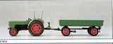 Preiser 17914 Farm tractor DEUTZ D 6206 with trailer