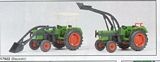Preiser 17922 Farm tractor DEUTZ D 6206 with BAAS forks and shovel 2 pieces in Kit