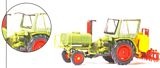 Preiser 17933 Tool Carrier with cab and farm sprayer Kit