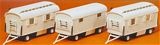 Preiser 20005 Caravans without decoration3 pieces Kit