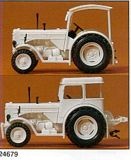 Preiser 24679 Hanomag R 55 white.2 pieces in Kit