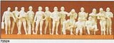 Preiser 72524 Tank crew US Army 200016 unpainted miniature figures Kit.
