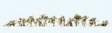 Preiser 72547 U.Sinfantry D-Day 1944th 12 unpainted miniature figures Kit